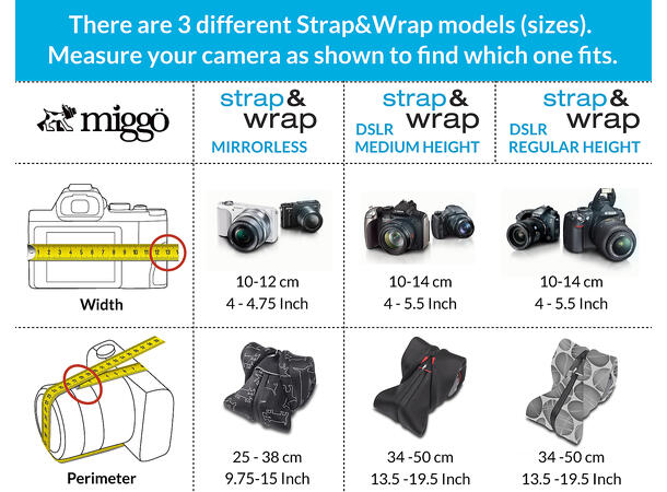MyMiggo Padded  Camera Strap and Wrap  for CSC