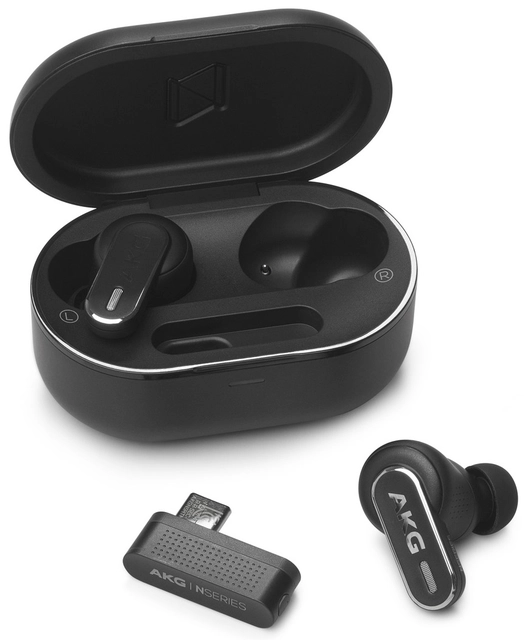 AKG N5 Hybrid ANC True Wireless Earplugs Black 