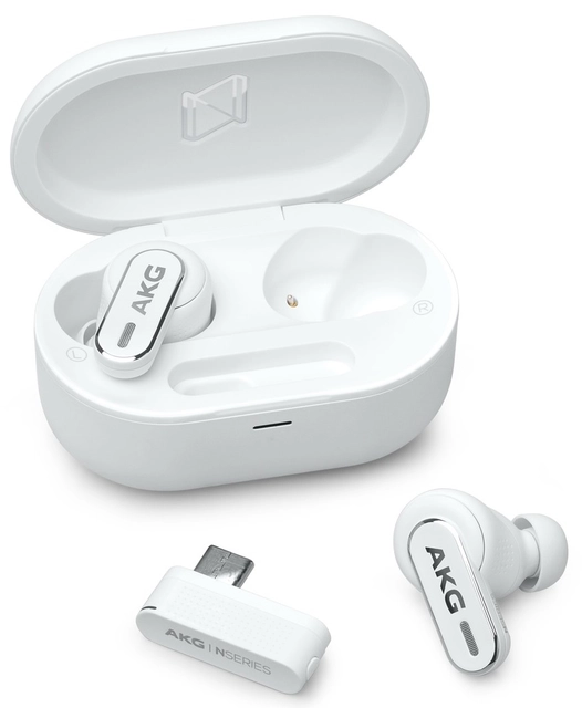 AKG N5 Hybrid ANC True Wireless Earplugs White 