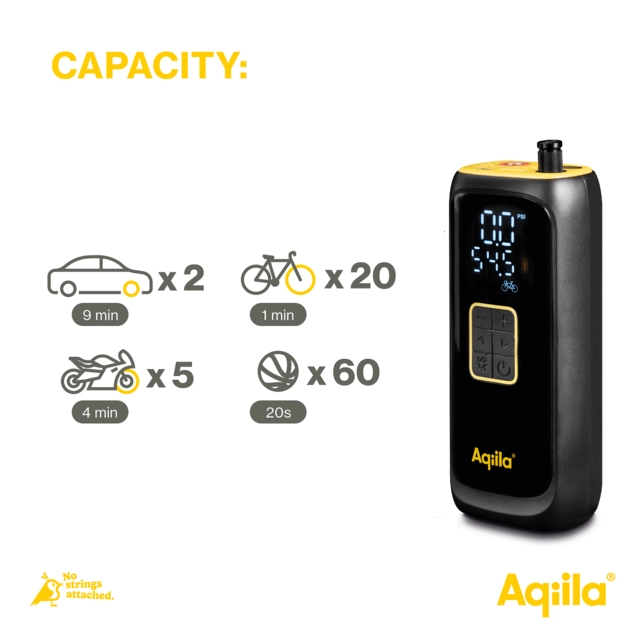 Aqiila Airbird C4 Compressor + Powerbank 