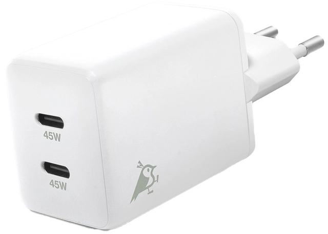 Aqiila Chargebird W2 45W USB-C/USB-A Wallcharger 