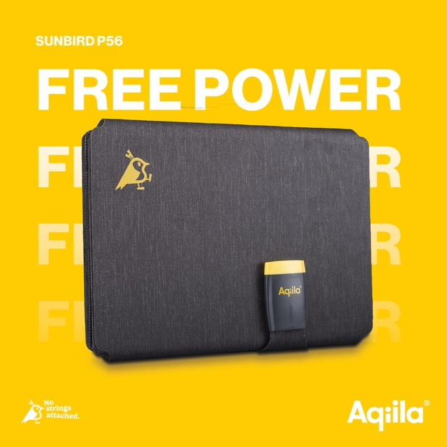 Aqiila Sunbird P56 56W Solar charger 