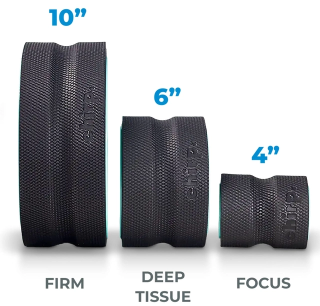 Chirp Wheel 3-pack 4", 6"and 10" 