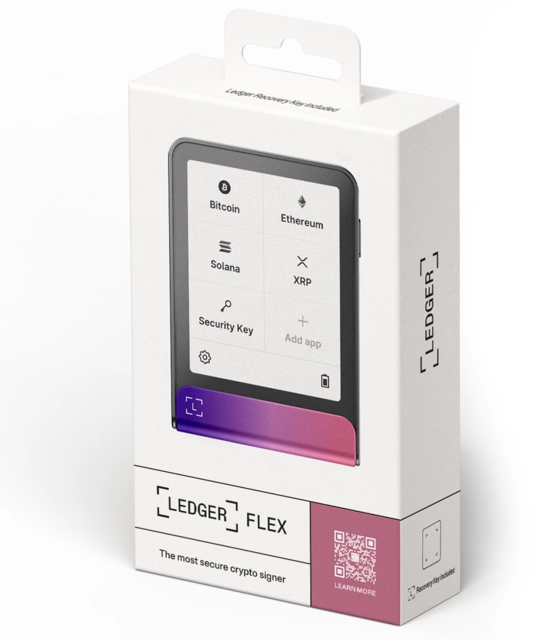 Ledger Flex, inc Recovery Key Crimson Magenta 