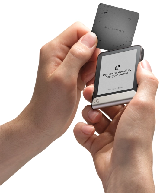 Ledger Flex, inc Recovery Key Graphite 