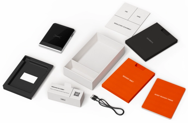 Ledger Flex, inc Recovery Key Graphite 