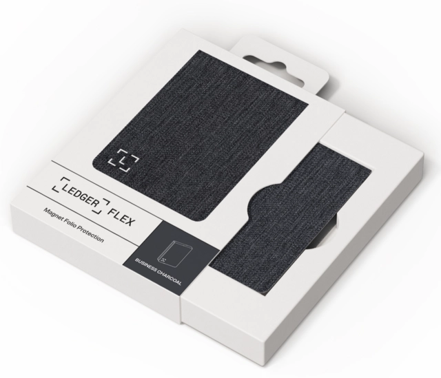 Ledger Flex Magnet Folio Business Charcoal 