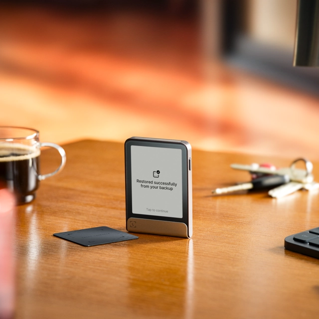 Ledger Flex, inc Recovery Key Neptune Blue 