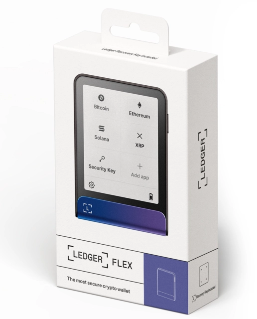 Ledger Flex, inc Recovery Key Neptune Blue 