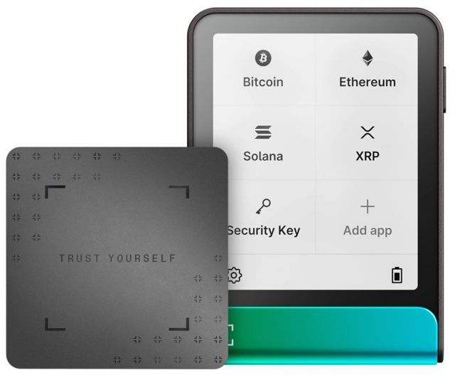 Ledger Flex, inc Recovery Key Oxidate Green 