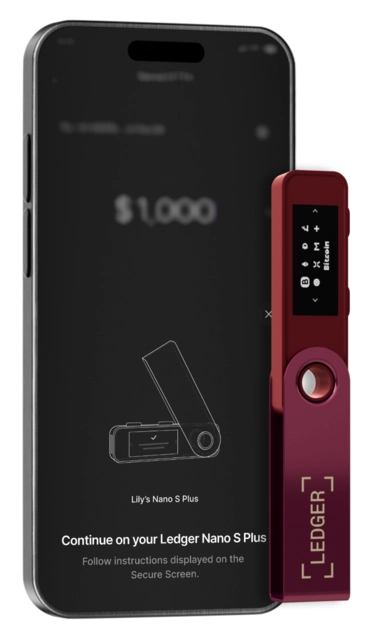 Ledger Nano S Plus Crimson Magenta 