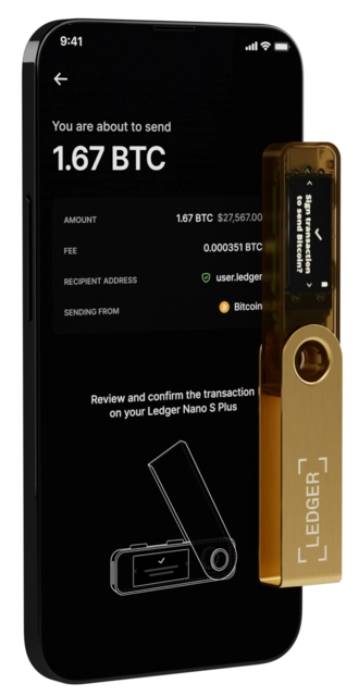 Ledger Nano S Plus Gold 