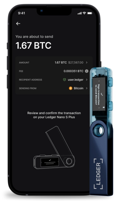 Ledger Nano S Plus Neptune Blue 