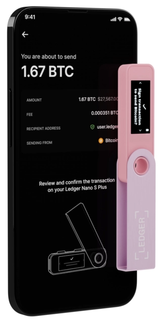 Ledger Nano S Plus Pastel Pink 