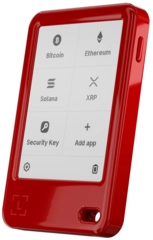 Ledger Nano Gen 5 Cherry Red, inc Recovery Key