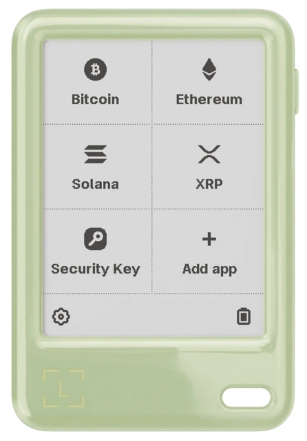 Ledger Nano Gen 5 Matcha Green, inc Recovery Key 