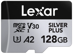 Lexar Pro Silver Plus 1066x 128GB microSDXC,UHS-I/U3/A2/4K - R205/W100