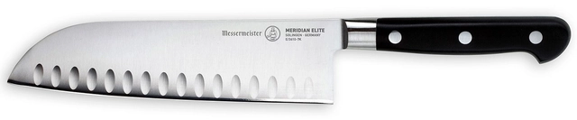 Messermeister Meridian Elite 18 cm Kullenschliff Santoku 