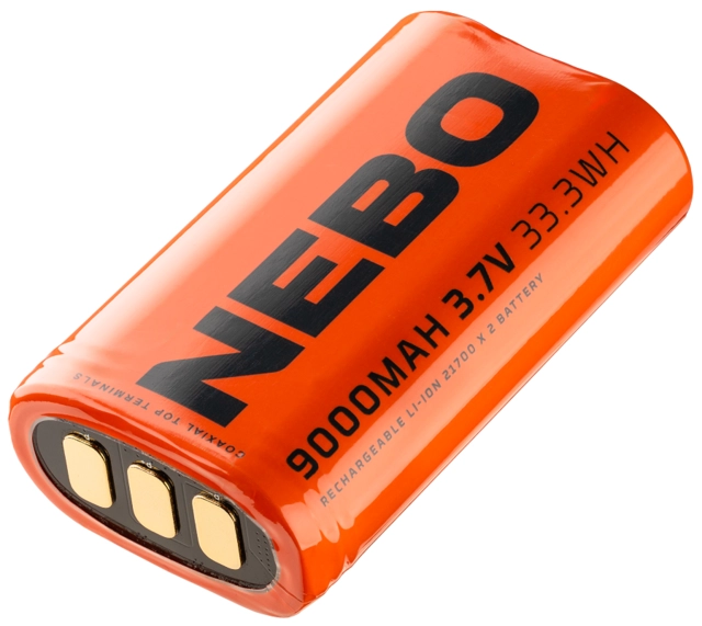 Nebo Rechargeable Battery 2 X 21700 9000 mAh 