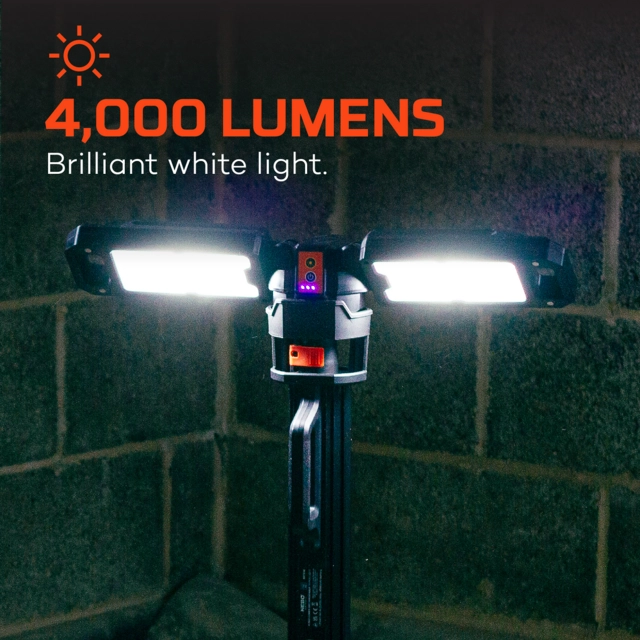 Nebo 4K 2 Head Tripod Light 