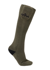 HeatX Heated Everyday Socks w/batt. V2 L Olive Green - EU43/45