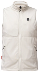 HeatX Heated Fleece Vest Mens S Sand