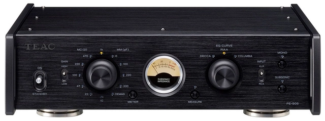 TEAC PE-505 Phono Preamplifier Black 