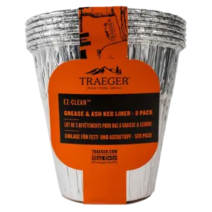 Traeger EZ-Clean Grease & Ash Keg Liner 5-pack
