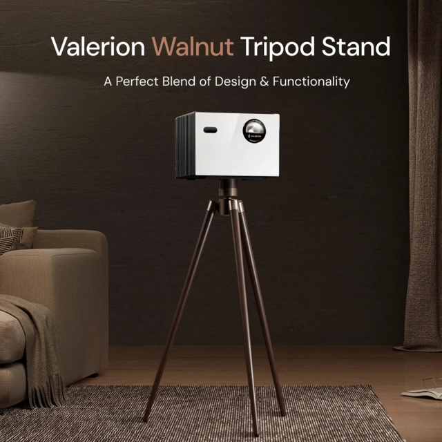 Valerion Walnut Tripod Stand 